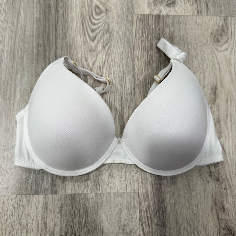Juicy Couture Intimates White Padded Underwire T-Shirt Bra 36C Style 4603-65